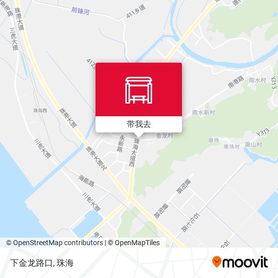 下金龙路口地图