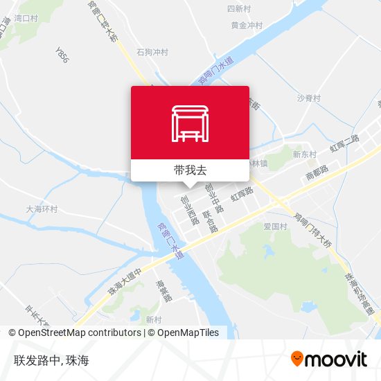 联发路中地图