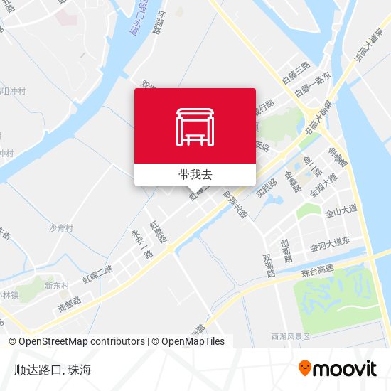顺达路口地图