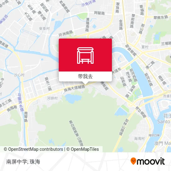 南屏中学地图