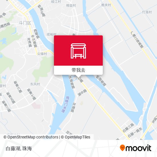 白藤湖地图