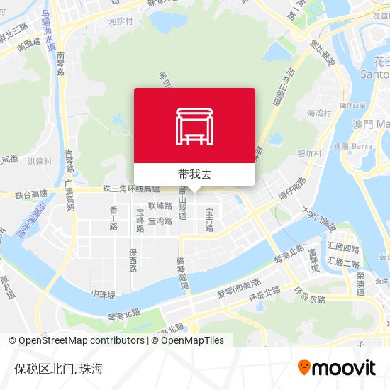 保税区北门地图