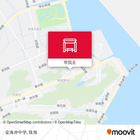 金海岸中学地图