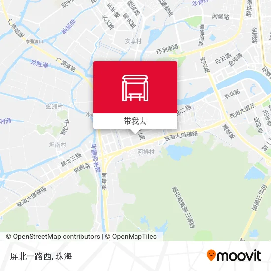 屏北一路西地图