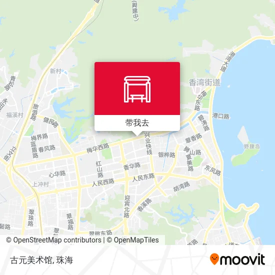 古元美术馆地图