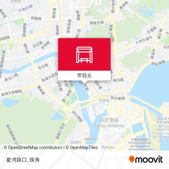 夏湾路口地图