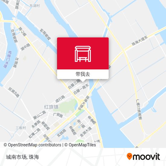 城南市场地图