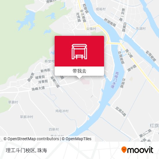 理工斗门校区地图