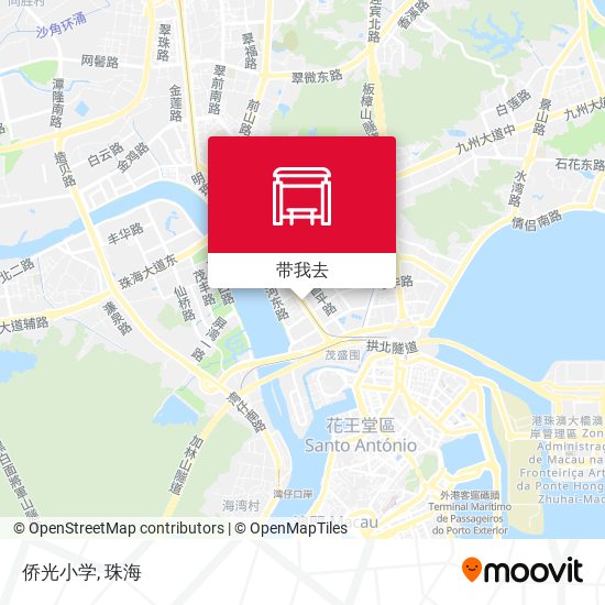 侨光小学地图