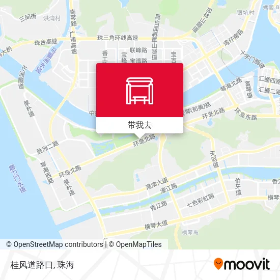 桂风道路口地图
