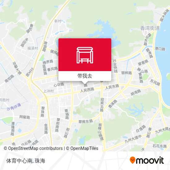 体育中心南地图