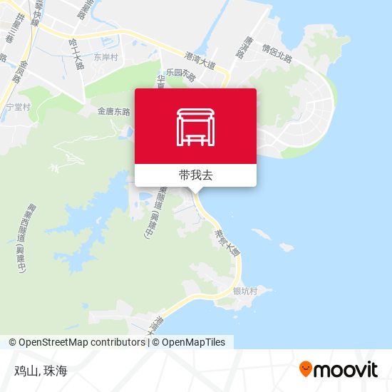 鸡山地图