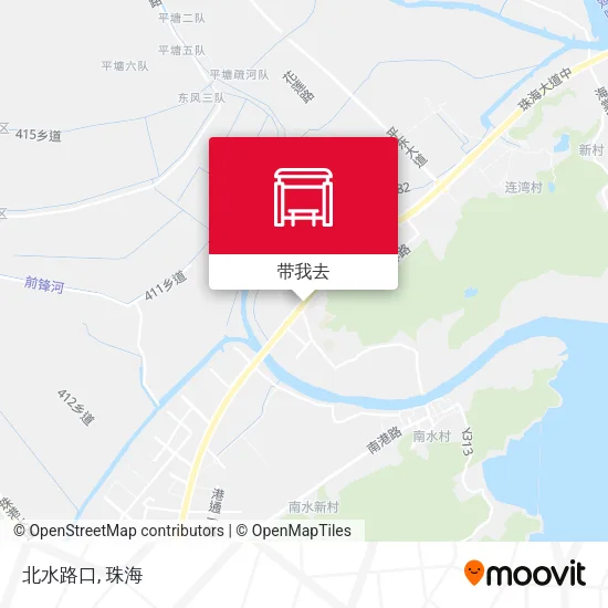 北水路口地图