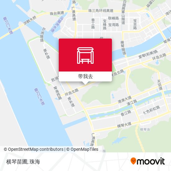 横琴苗圃地图