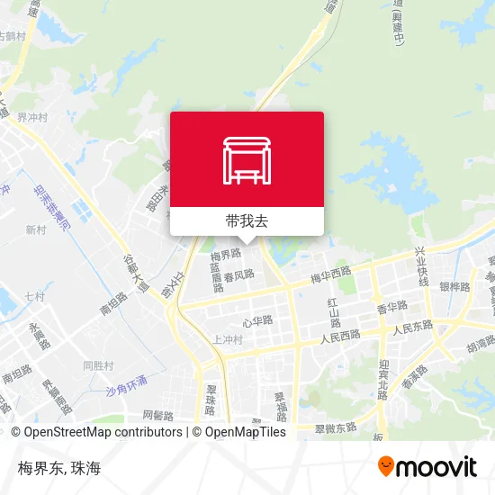 梅界东地图