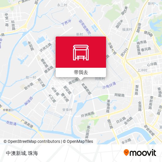中澳新城地图