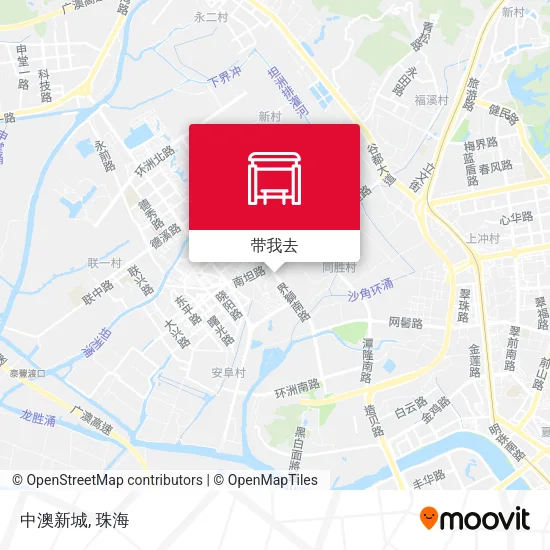 中澳新城地图