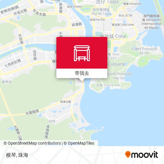 横琴地图