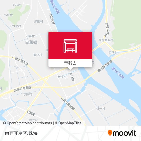 白蕉开发区地图