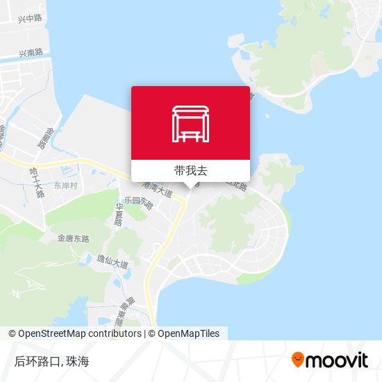 后环路口地图