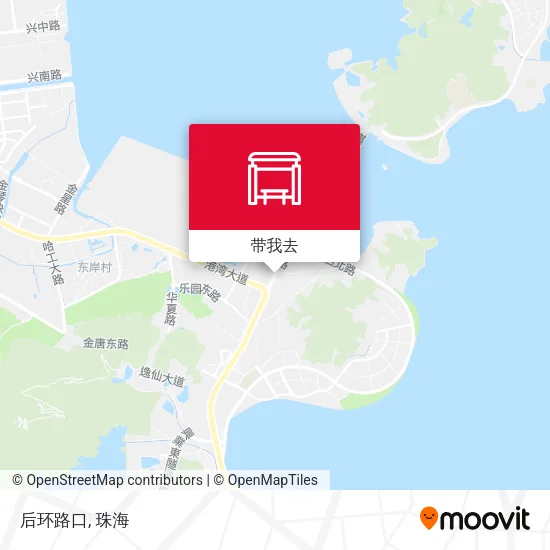 后环路口地图
