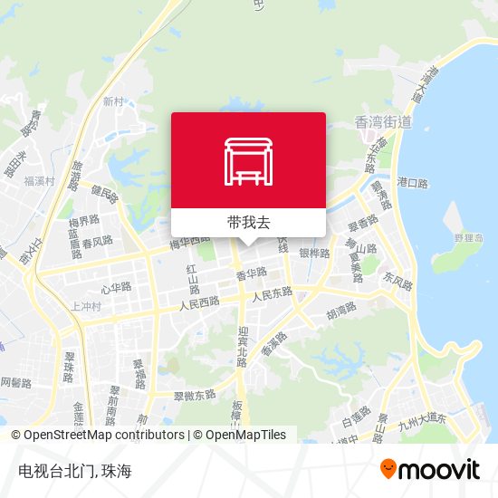 电视台北门地图