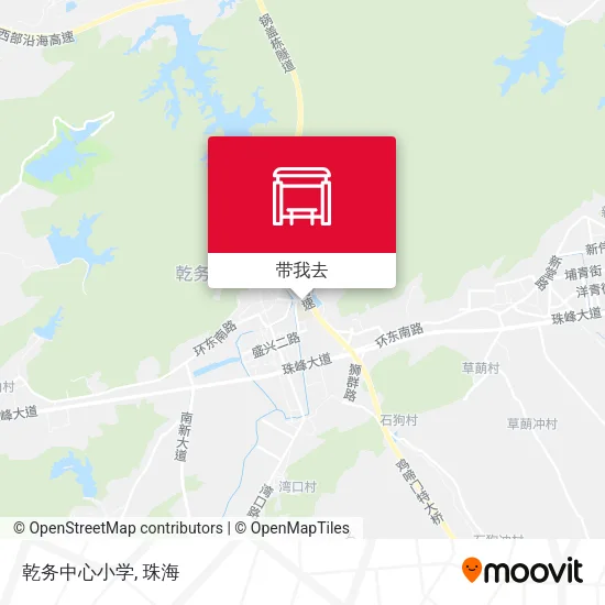 乾务中心小学地图