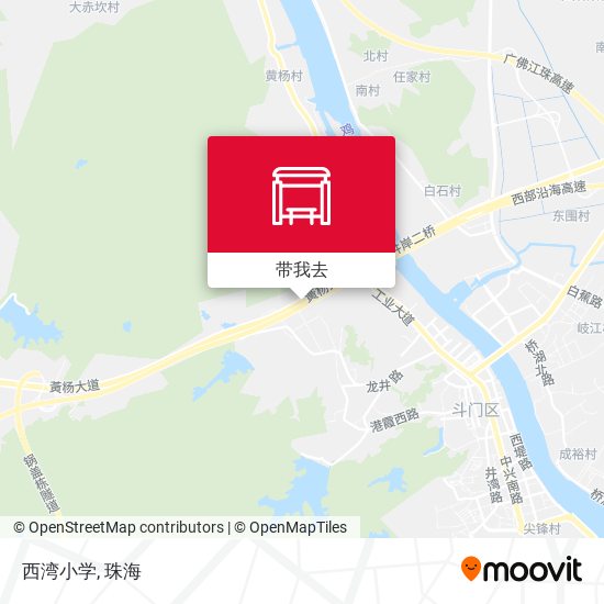 西湾小学地图