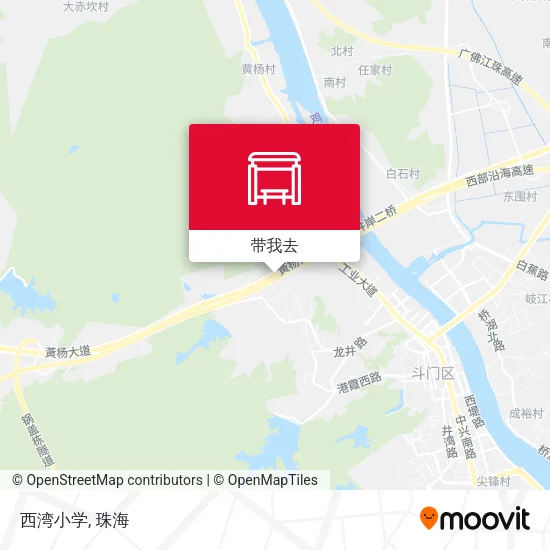 西湾小学地图