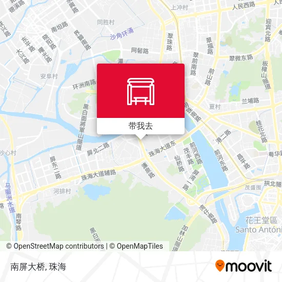南屏大桥地图