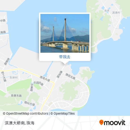 淇澳大桥南地图