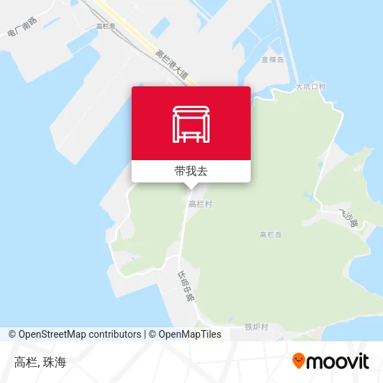 高栏地图