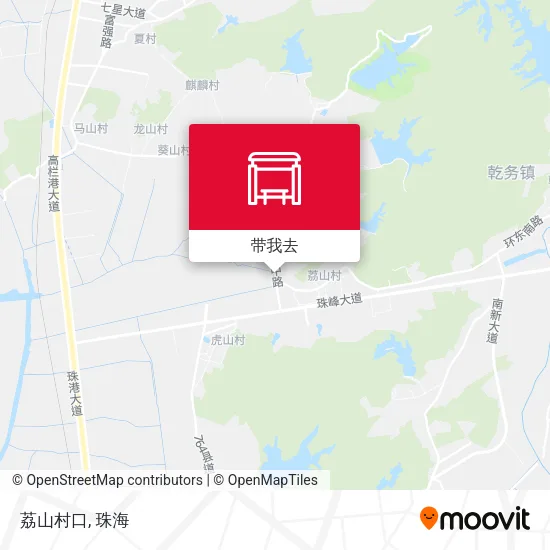 荔山村口地图