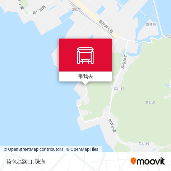 荷包岛路口地图