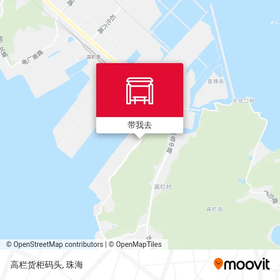 高栏货柜码头地图