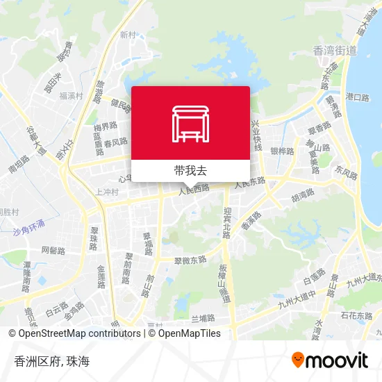 香洲区府地图