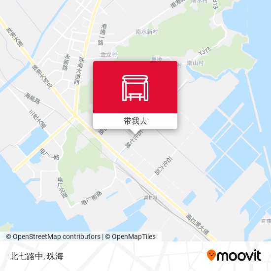 北七路中地图