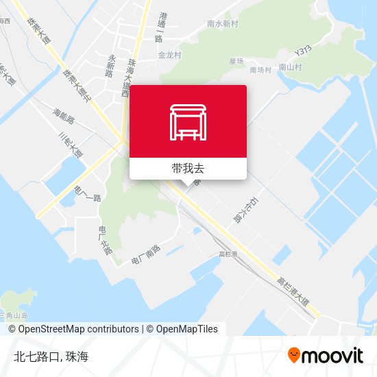 北七路口地图