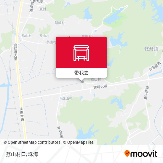 荔山村口地图