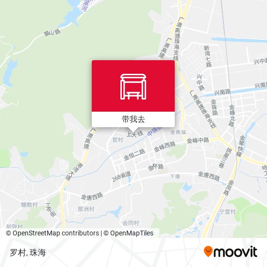 罗村地图