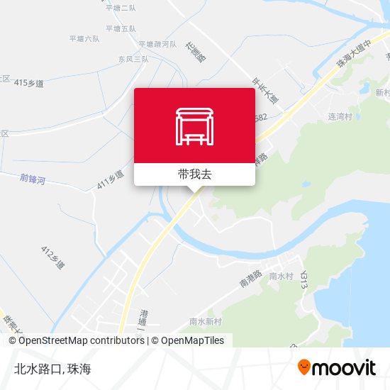 北水路口地图