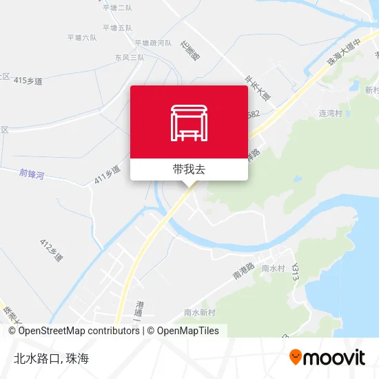 北水路口地图