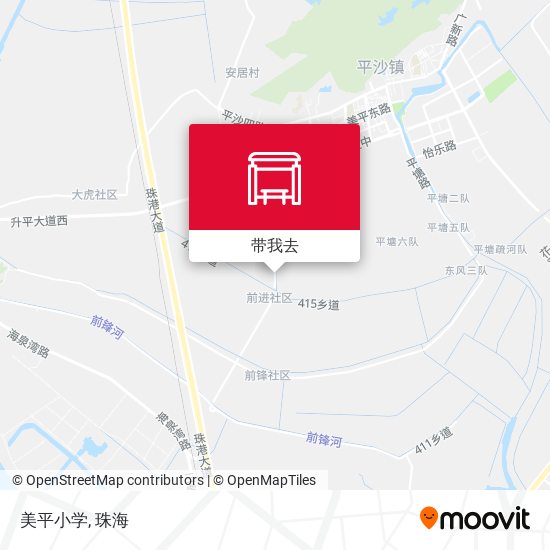美平小学地图