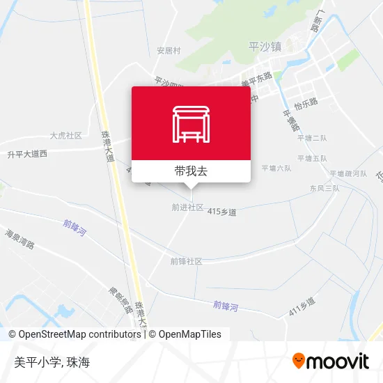 美平小学地图