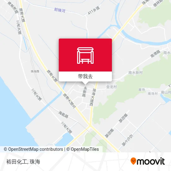 裕田化工地图