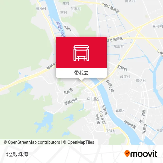 北澳地图