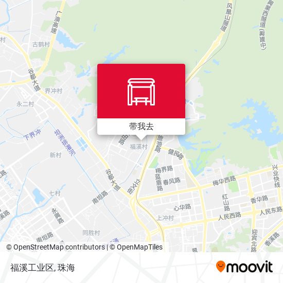 福溪工业区地图