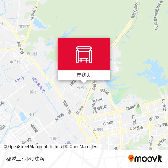 福溪工业区地图