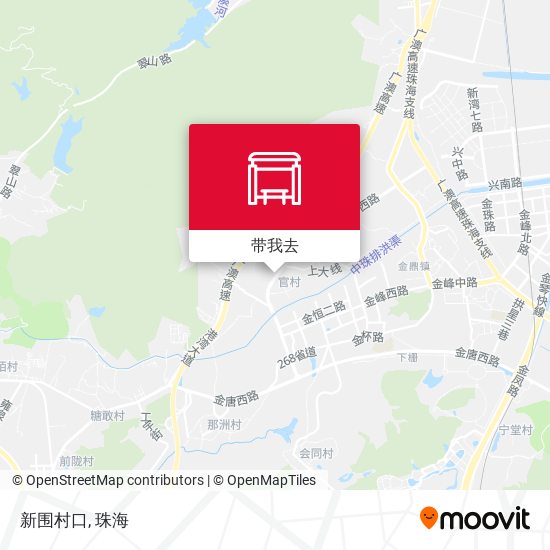 新围村口地图