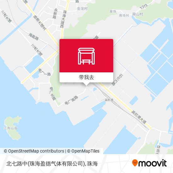 北七路中(珠海盈德气体有限公司)地图